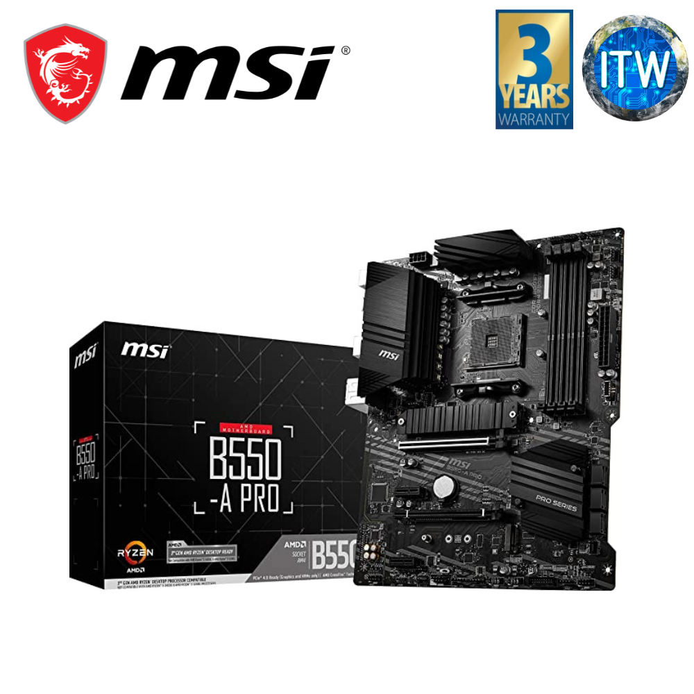 MSI B550A Pro ATX AM4 DDR4 Motherboard Shopee Philippines