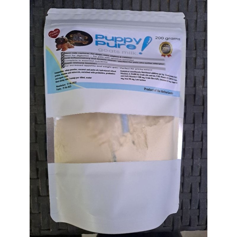 Puppy Pure Goat's Milk Milk Replacer for dogs and cats Shopee Philippines