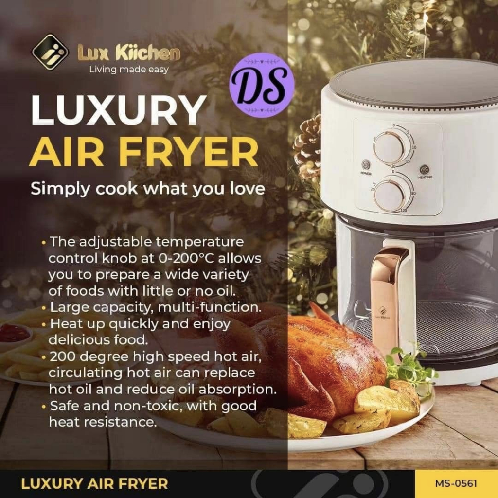 Lux Kitchen Simply Cooking Luxury Air Fryer Shopee Philippines