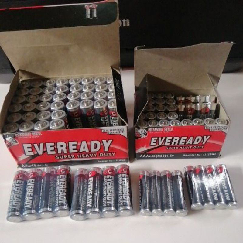Eveready Battery AA AAA Super Heavy Duty sold by box Shopee Philippines