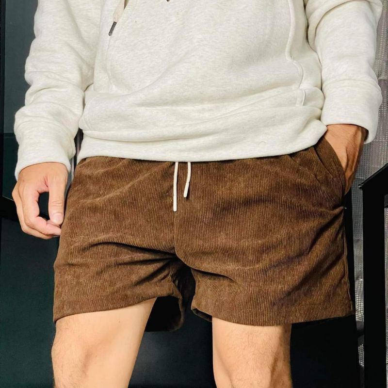 J. by anneeta Corduroy Two Pocket Tailored Shorts For Men Shopee Philippines