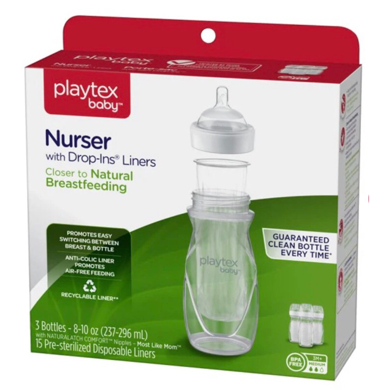 Playtex Premium Nurser Baby Bottles 8oz Shopee Philippines