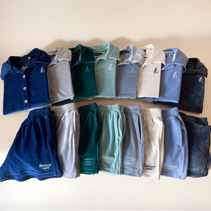 Luxe Sleepwear Velvet Set by Leisure Supply Shopee Philippines