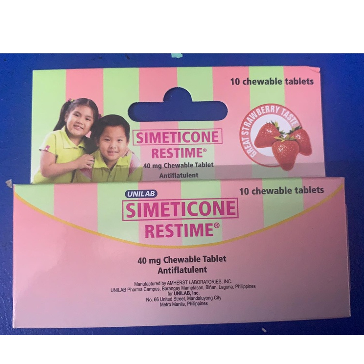 RESTIME CHEWABLE TABLET 10 tablets/box Shopee Philippines