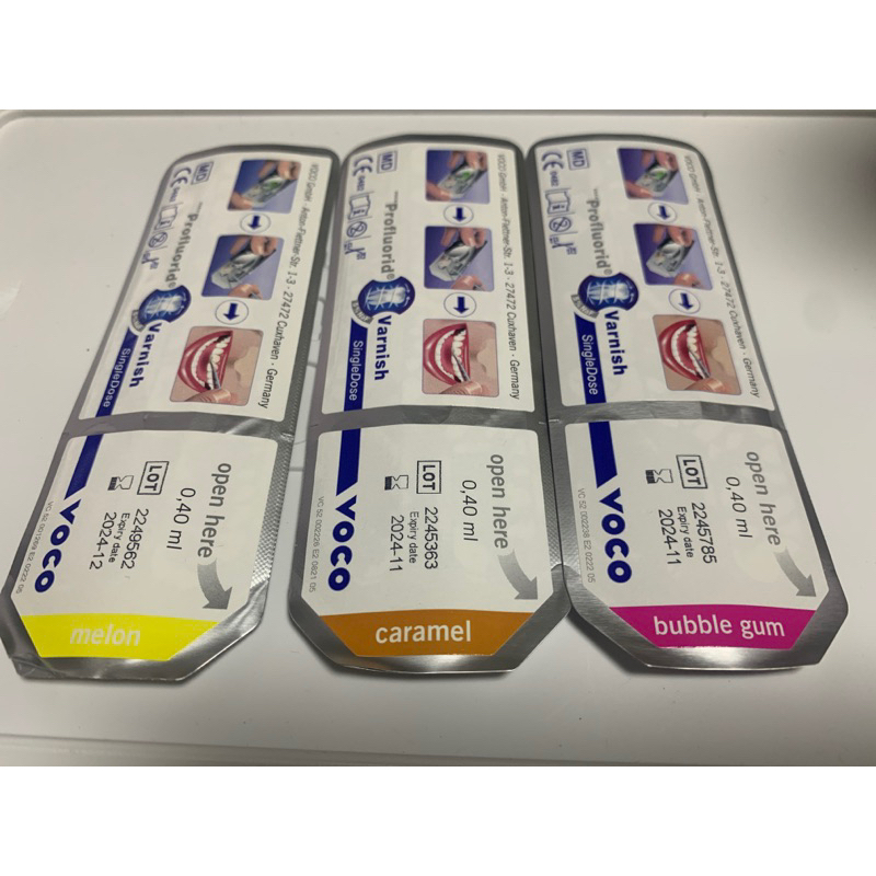 VOCO Profluorid Varnish Single Dose (5 Sodium Fluoride) Assorted