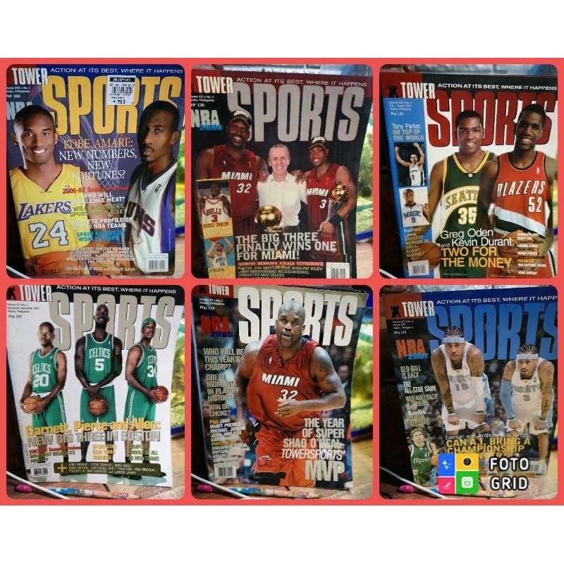 (Vintage) NBA/Basketball Magazines {Tower Sports} 3/5c Shopee Philippines