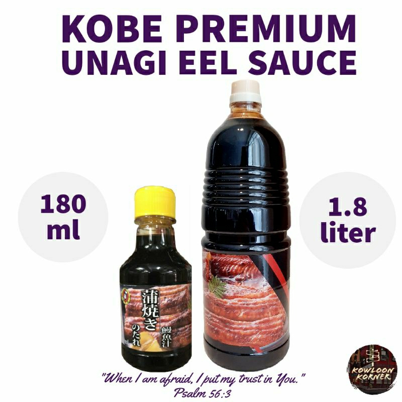 Kobe Premium Unagi Sauce / Burn Eel Sauce 1.8L or 180ml Shopee