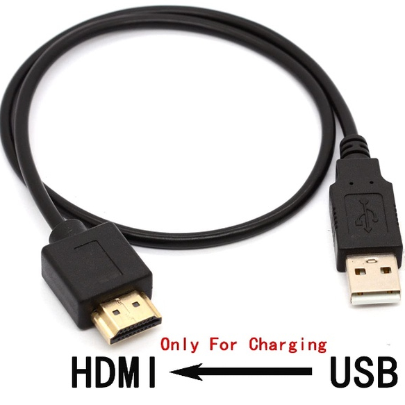 USB to HDMI Cable, Ankey USB 2.0 Male to HDMI Male Charger Cable