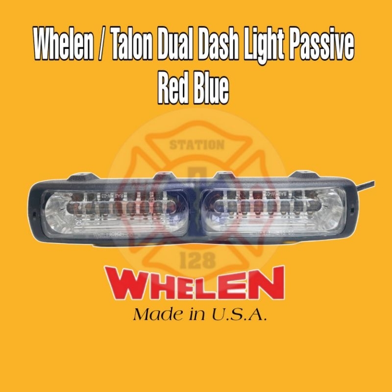 Whelen Talon Dual Dash Light Passive Red Blue Shopee Philippines