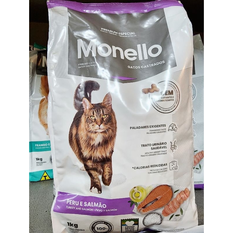 Monello Cat Food Special Premium Sterilized 1kg Original Pack Shopee