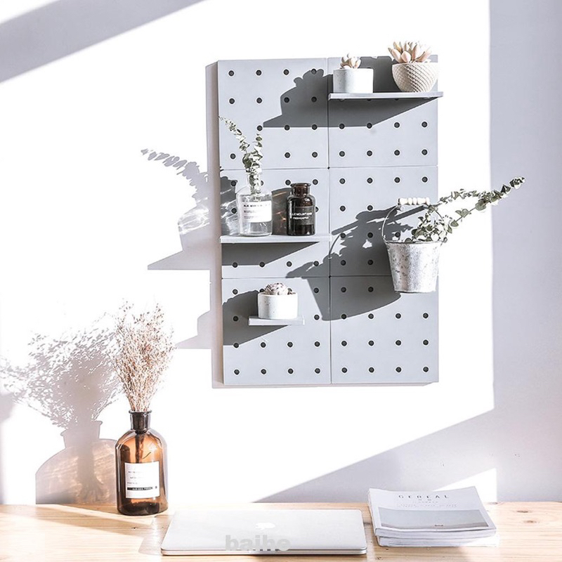 Pegboard Wall Decor Storage Organizer Hole Board Display Holder Wall