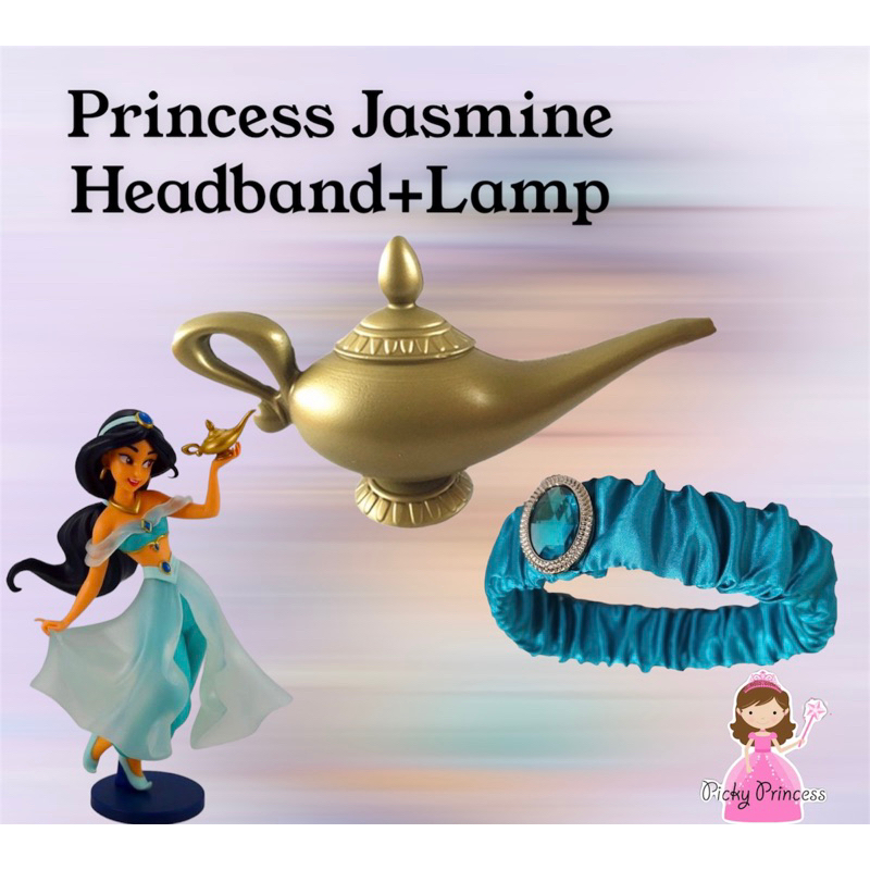 disney princess Jasmine accessories headband aladdin jasmine wig lamp
