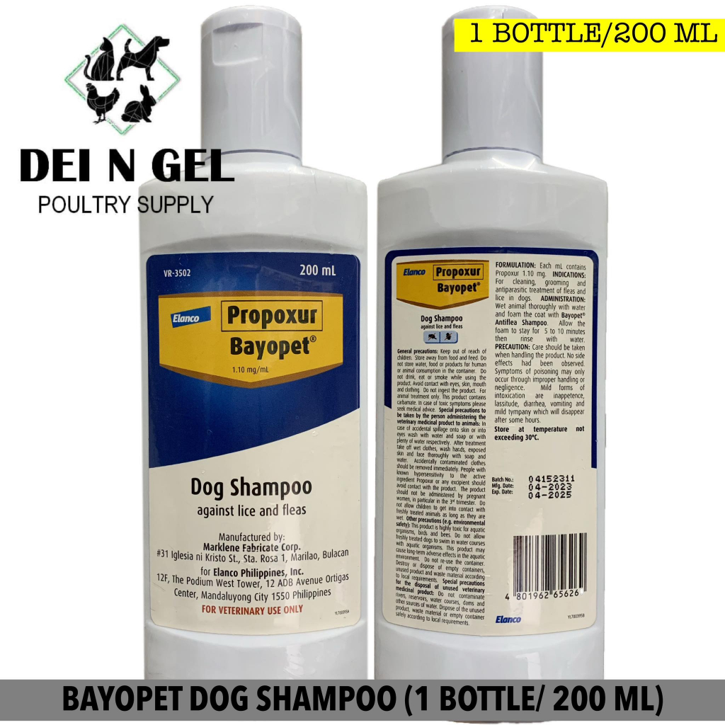 BAYOPET DOG SHAMPOO ANTITICK & FLEA (1 BOTTLE/200 ML) Shopee Philippines