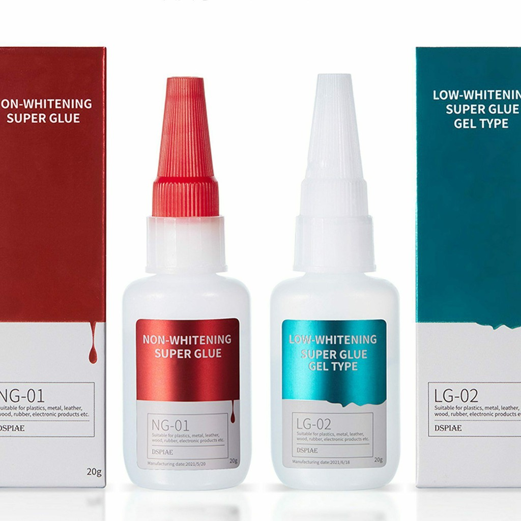 DSPIAE NG01/LG02 NonWhitening Super Glue LowWhitening Super Glue