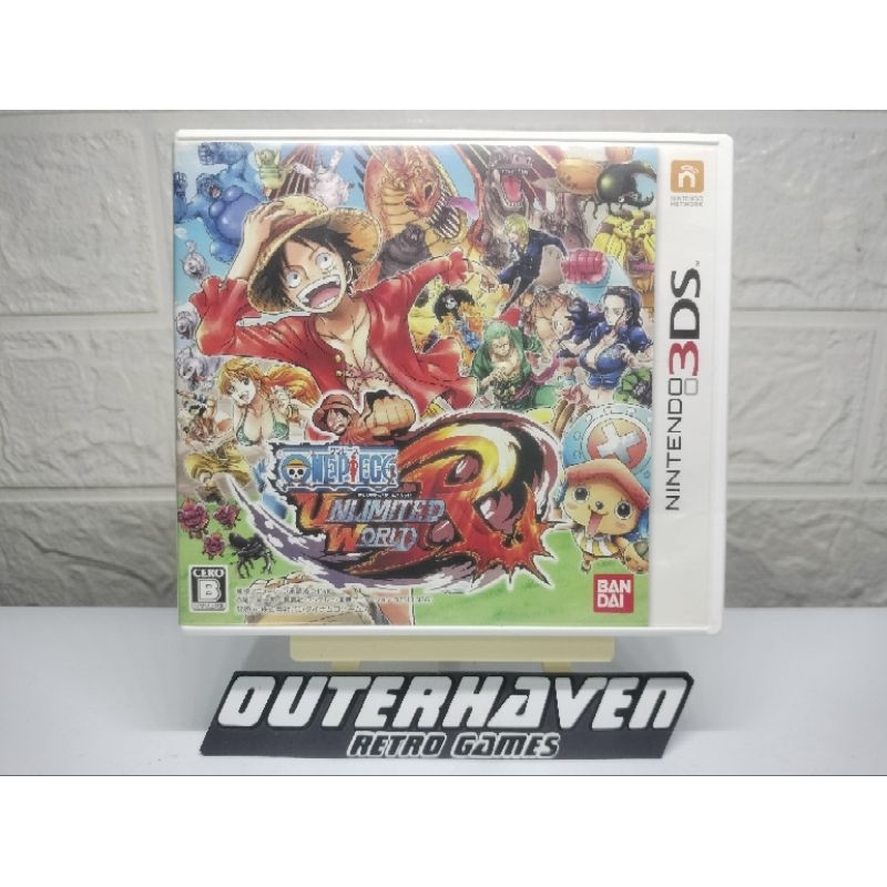 Nintendo 3DS One Piece Unlimited World Red (JPN Region) Shopee