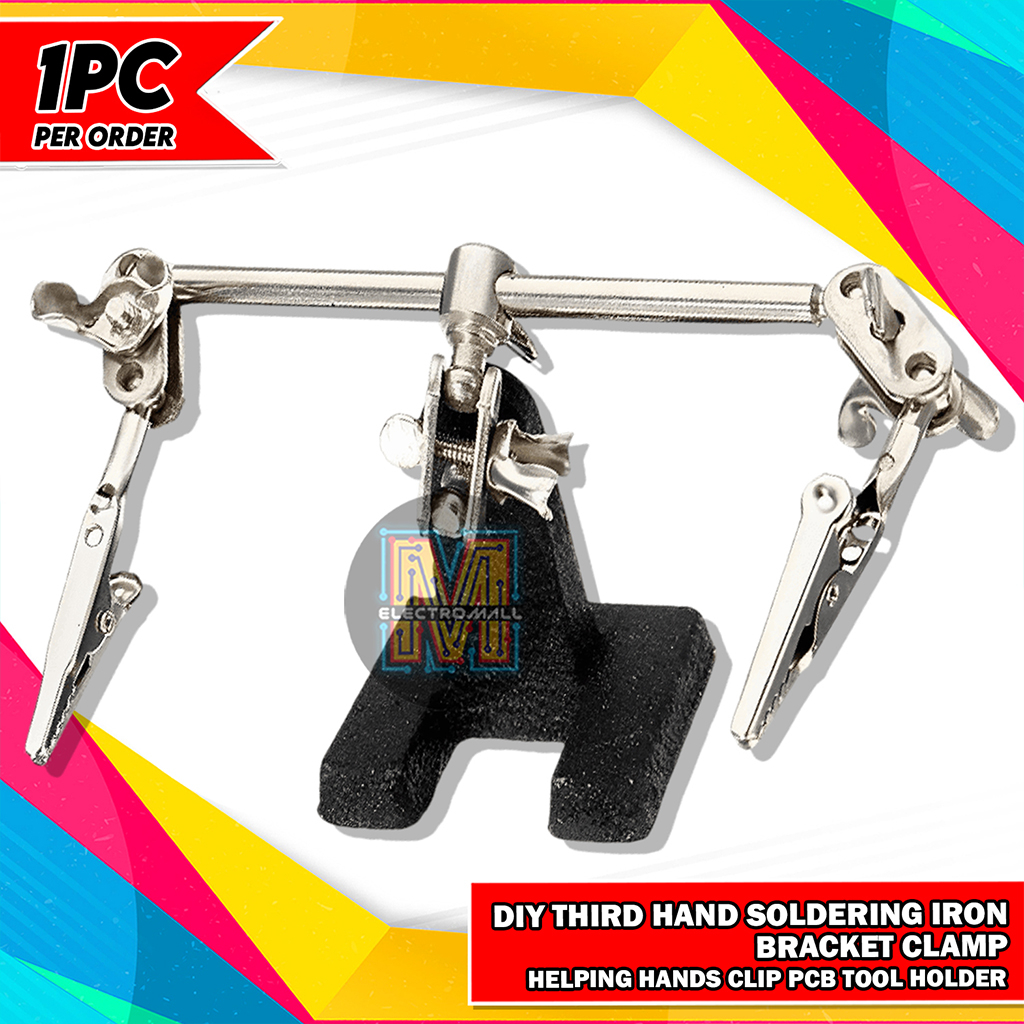 ⚡DIY Third Hand Soldering Iron Bracket Clamp Helping Hands Clip PCB Tool Holder HEAVY DUTY⚡
