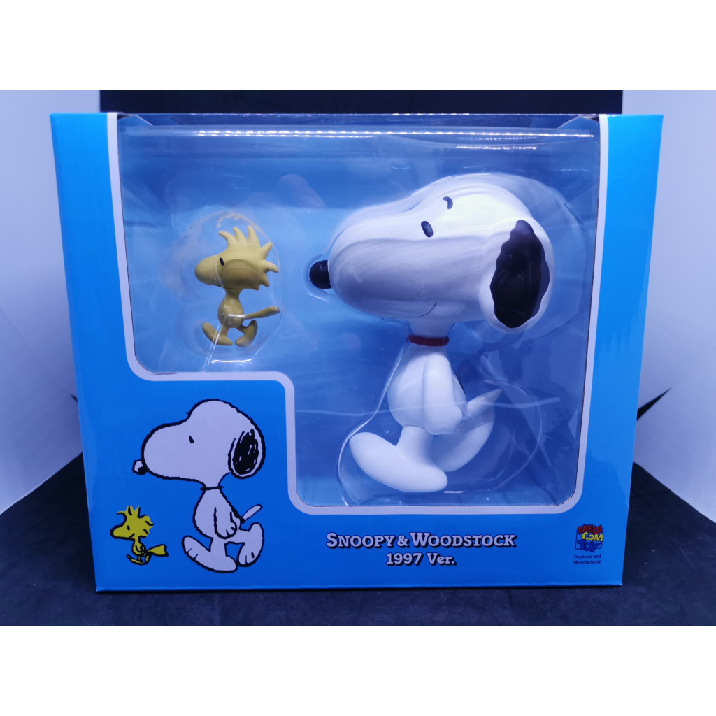 Toy Vinyl Collectible Doll VCD SNOOPY & WOODSTOCK 1997 Version