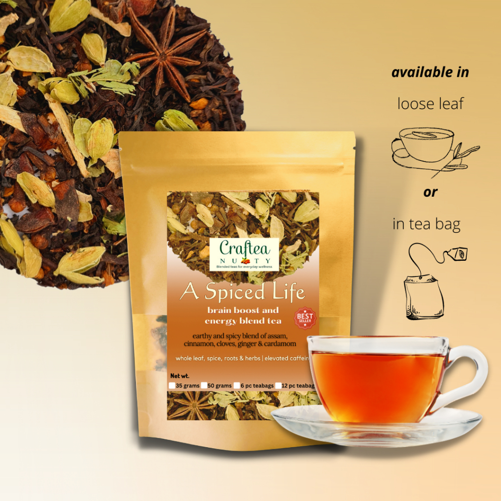 Blended Tea Assam black tea Masala Chai Tea A SPICED LIFE