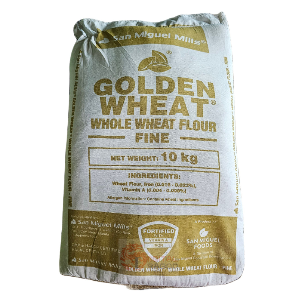 Original San Miguel Whole Wheat Flour (10Kg / 1 SACK) Shopee Philippines