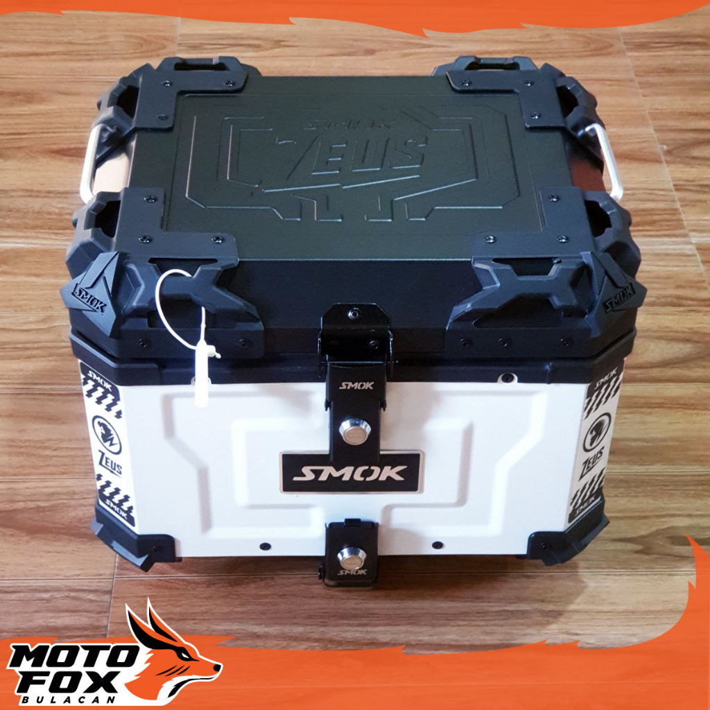 SMOK Zeus V2 45L Alloy Topbox Motorcycle w/ Back Rest Shopee Philippines