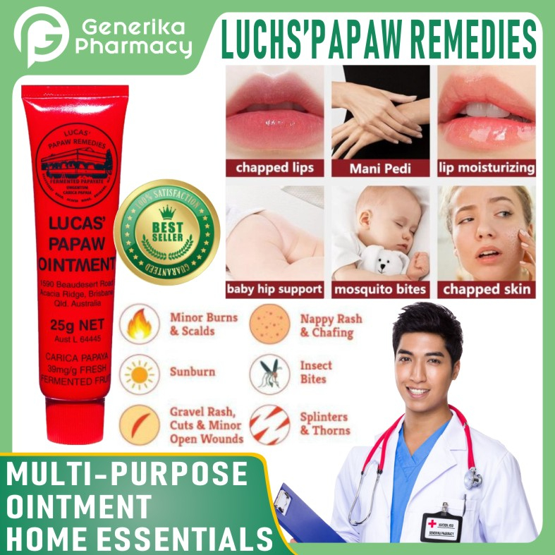 Authentic Lucas' Papaw Papaw Ointment lip balm burn ointment