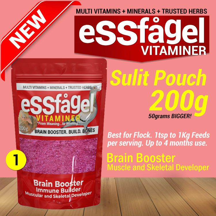 ESSFAGEL PIGEON VITAMINS Pigeon Supplement Minerals Breeders Squabs