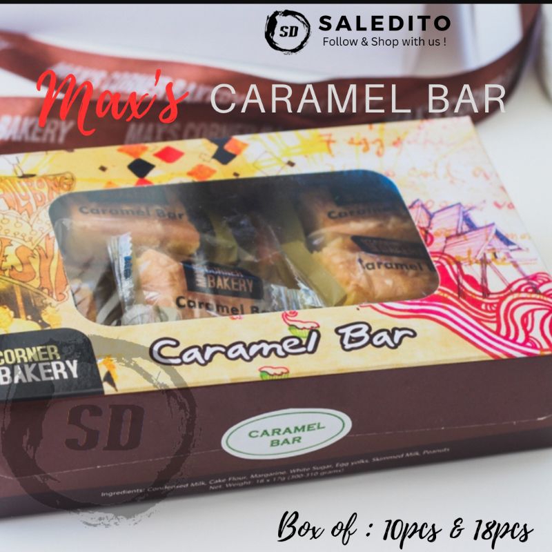 Max's Caramel Bars/Max/Pinoy Pasalubong/Peanut/Snack/Sweet/Gift /Boxed