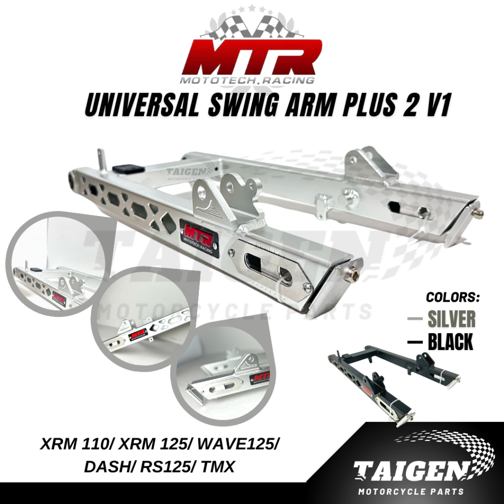 MTR Universal Swing Arm Plus 2 V1 Diamond Cut Wave Xrm Smash Dash RS125