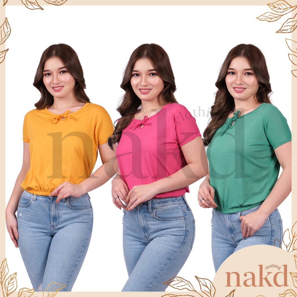 NAKD FASHION KAREN PLAIN FLORAL BASIC DAILY CASUAL BLOUSE TOP FOR WOMEN