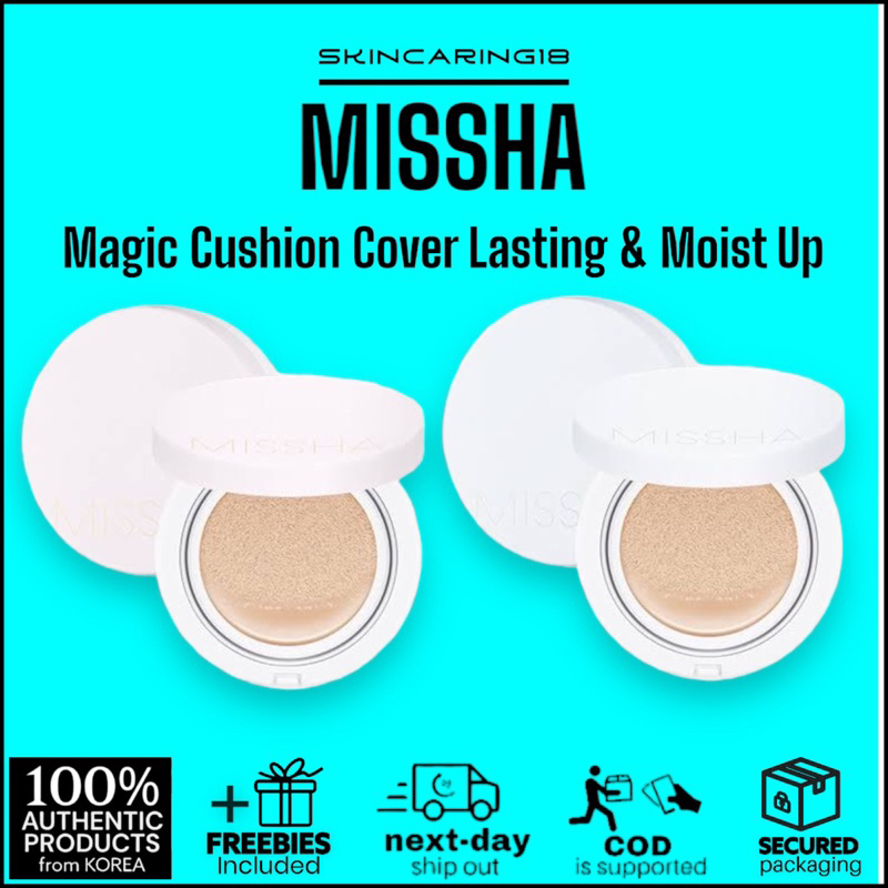 Missha Magic Cushion Cover Lasting / Moist Up 21 23 by SkinCaring18