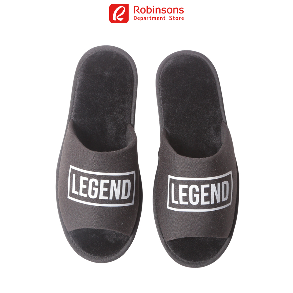 Tender Toes Mens Bedroom Slippers Legend (Black) Shopee Philippines