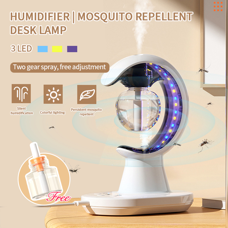 Humidifier 100ML Baby Mosquito Repellent Mosquito Killer Lamp & 3 LED