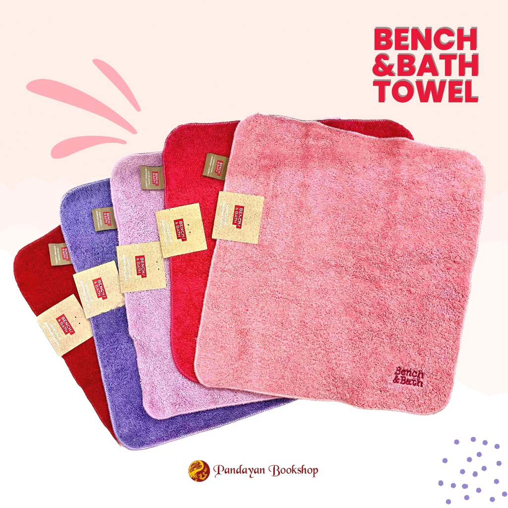 Bench & Bath Face Towel 12" X 12.5" Combed Cotton Shopee Philippines