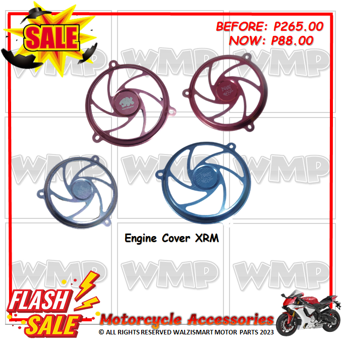 FLASH SALE !! Engine Cover XRM/Shogun/Wave125 Max Machine/Posh Shopee