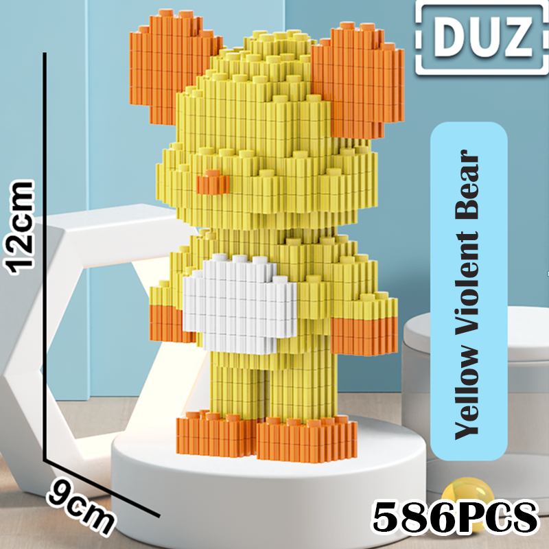 【DUZ】Building Blocks Cartoon Series Educational Toys Bear Blocks