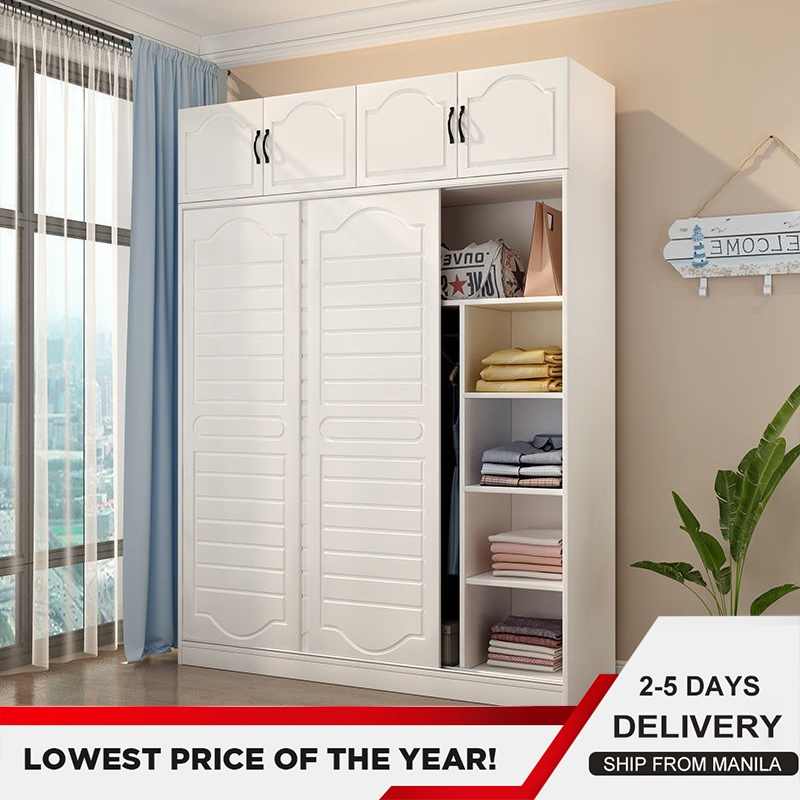 Saint Villa Nordic luxury wardrobe simple modern large wardrobe solid