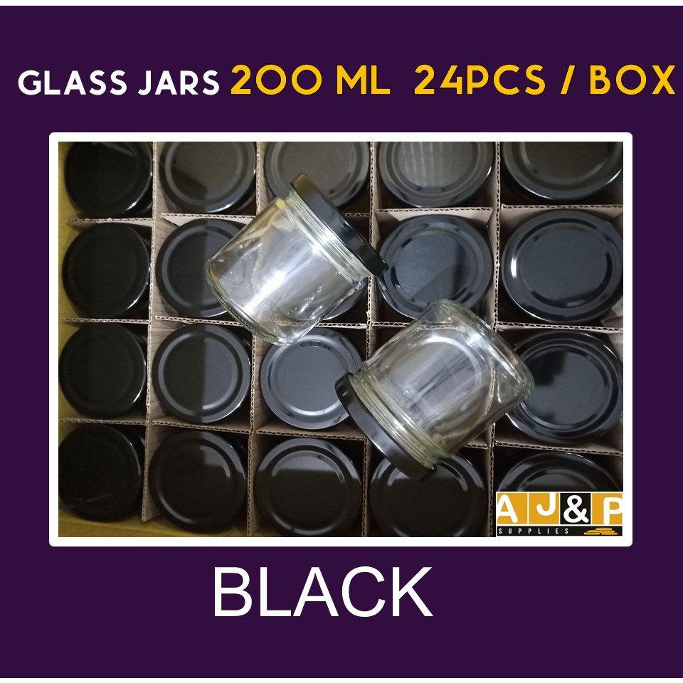 Glass Jars 200 ml WITH PLASTIC SEALERS Shopee Philippines