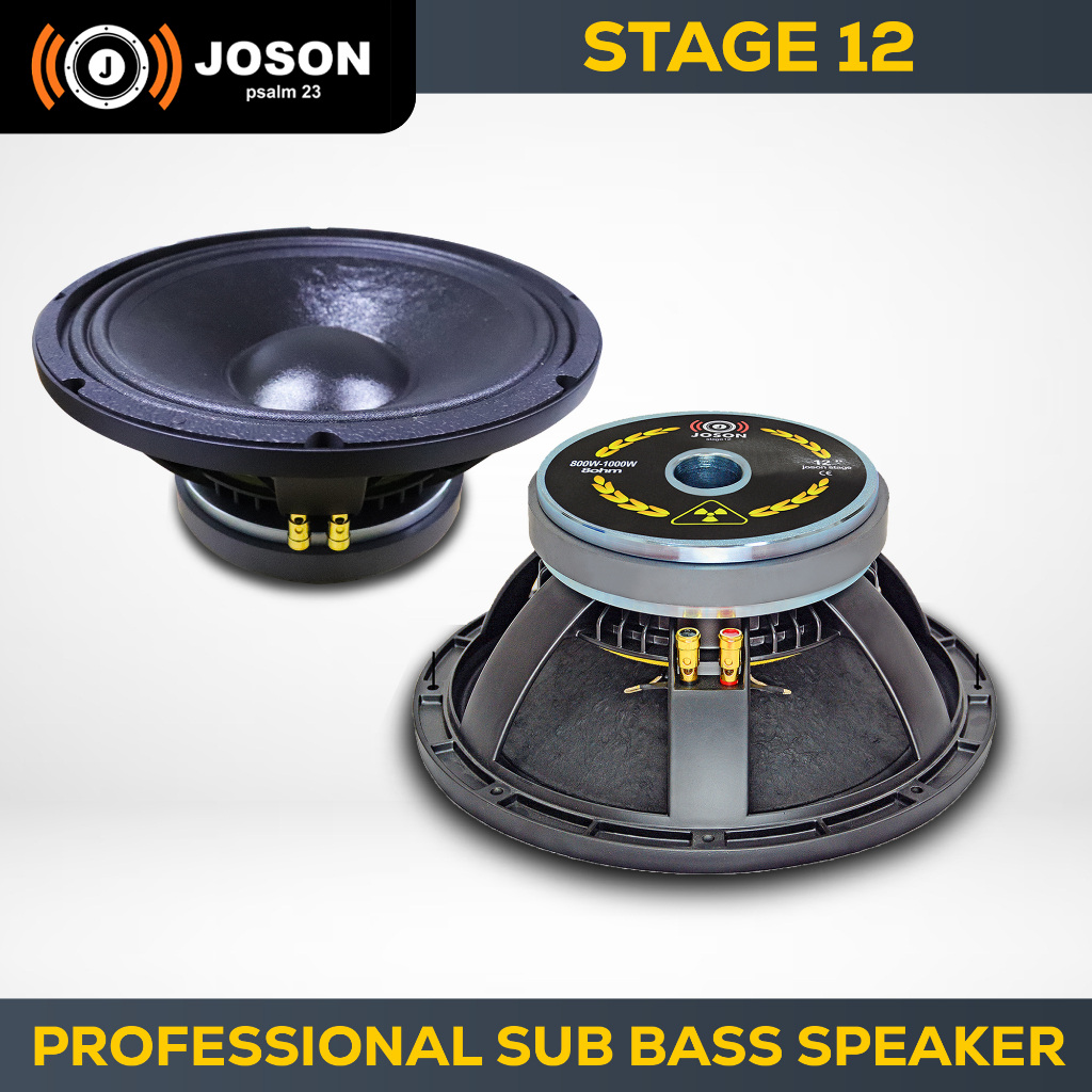 Joson Stage 12 (Professional Sub Bass Speaker) Shopee Philippines