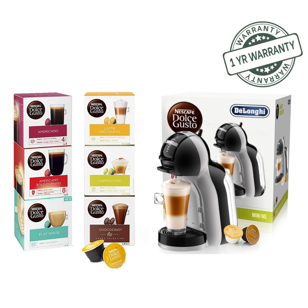 NESCAFE Dolce Gusto Mini Me Automatic Coffee Machine Starter Kit