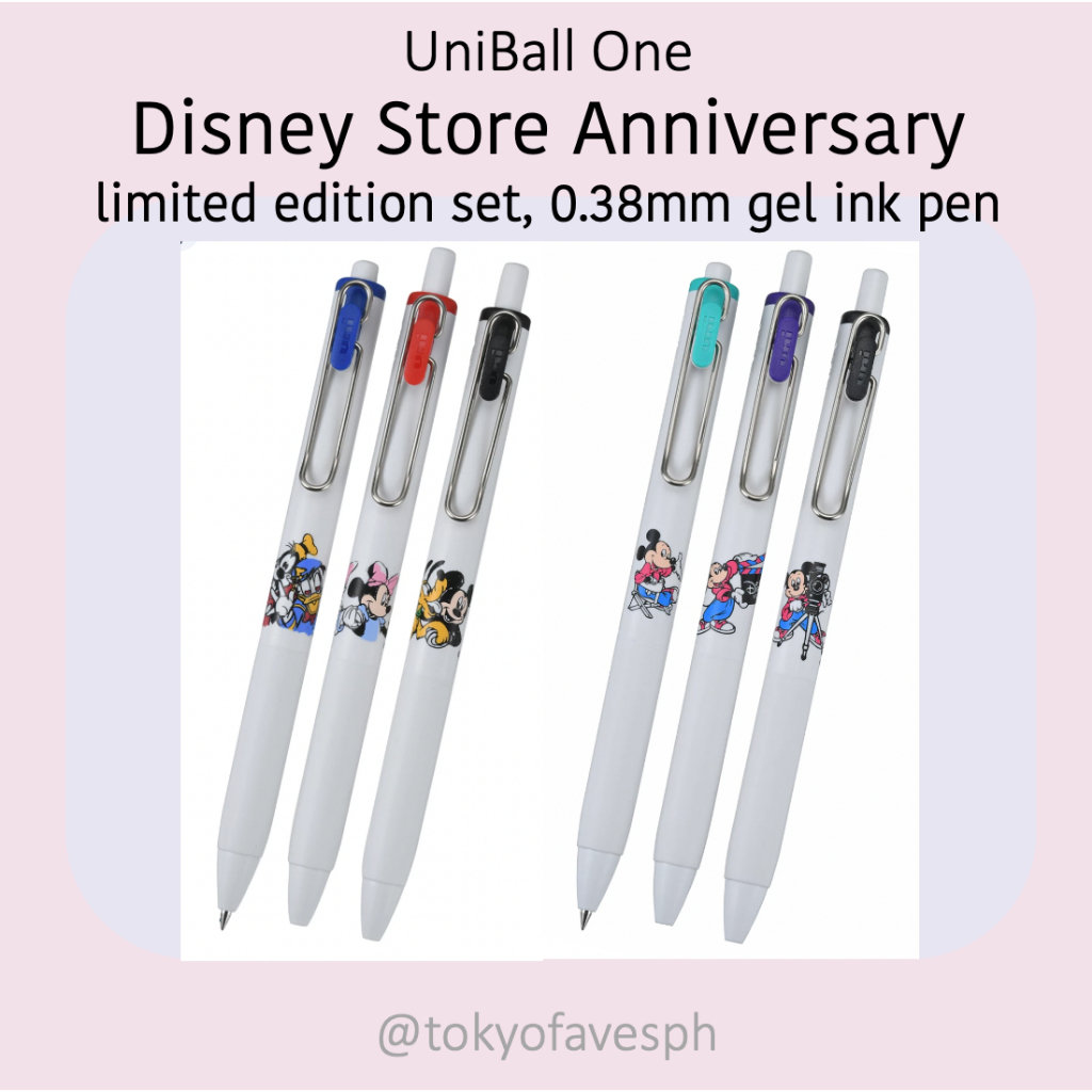 UniBall One Disney Store Limited Edition Set ballpen set Shopee Philippines