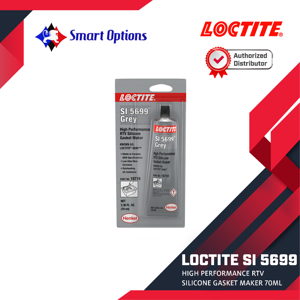 LOCTITE SI 5699 GREY HIGH PERFORMANCE RTV SILICONE GASKET MAKER 70ML