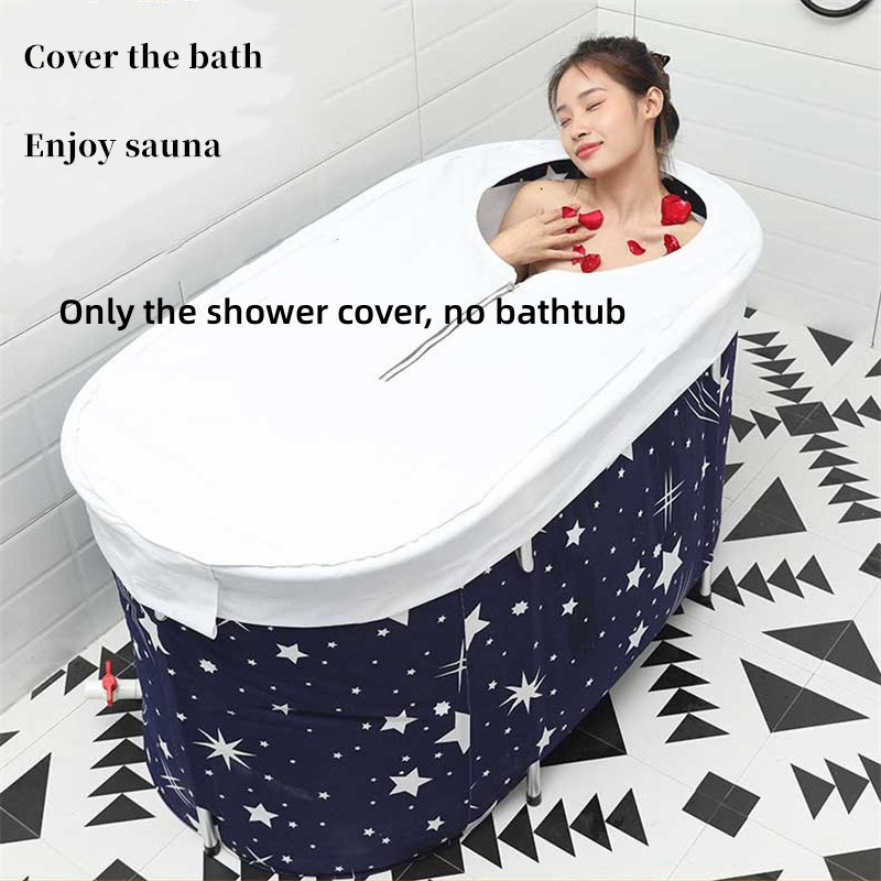 MFP*1.2m Portable Bathtub adult Soaking Bath Tub Hot water Large size Bathtub for Shower Bath