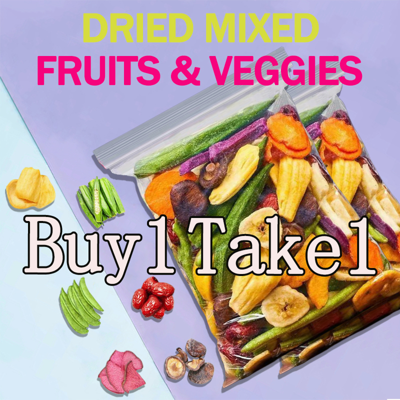 『Buy1 Take1』Fruit＆vegetable chips mixed vegetables dry assorted dried fruit crispy snack okra