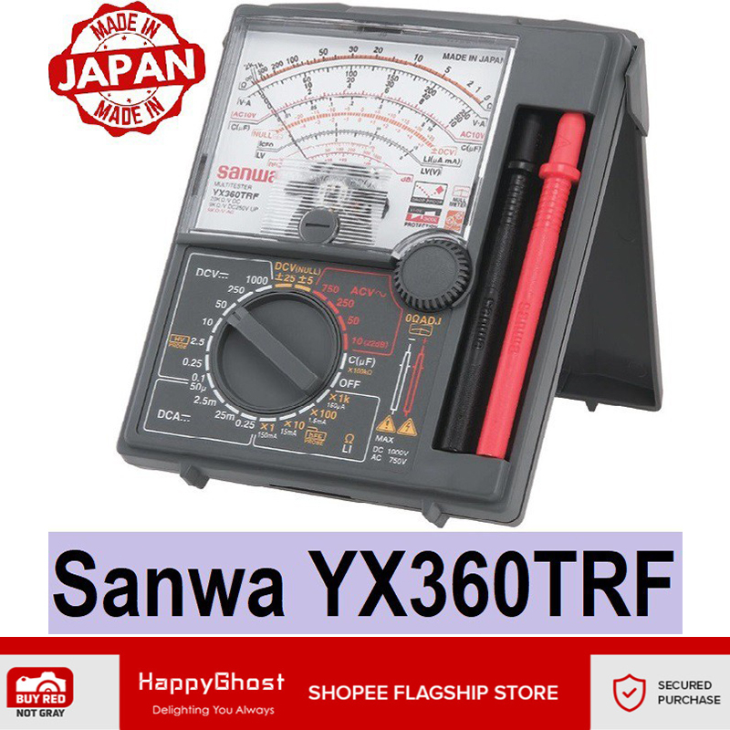 Sanwa YX360TRF Analog MultiTester MultiMeter Made in JAPAN Analogue