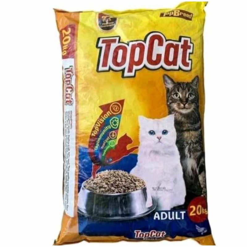 Top Cat Dry Cat food for Adult repacked 1kg Shopee Philippines