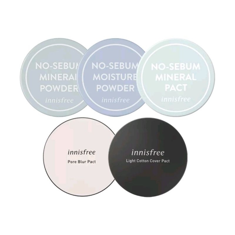 INNISFREE NO SEBUM MOISTURE POWDER/NO SEBUM MINERAL PACT 8.5G ORIGINAL