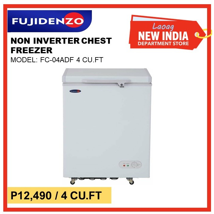 FUJIDENZO CHEST FREEZER NONINVERTER FC04ADF 4 cu.ft Shopee Philippines