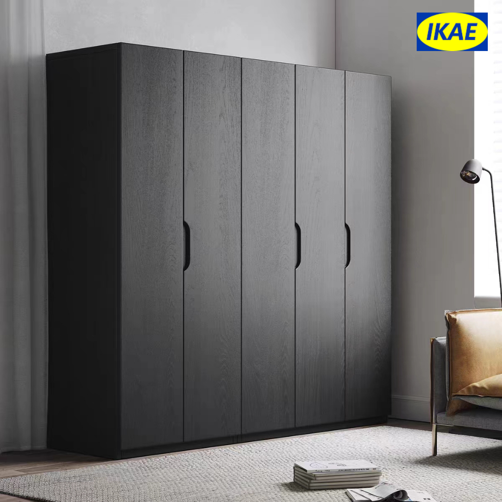 IKAE Wardrobe 3 Doors Large Clothes Storage White closet