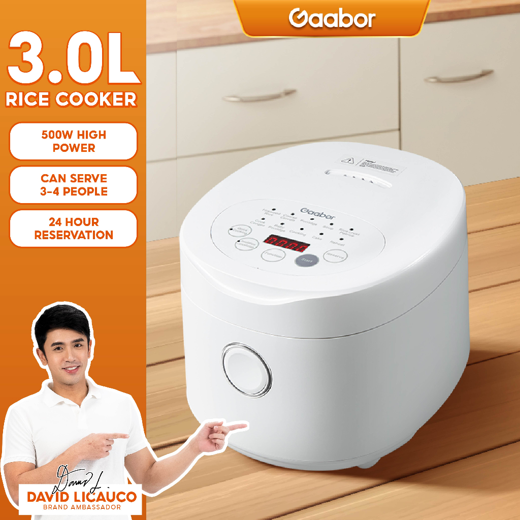 Gaabor Intelligent Rice Cooker MultiCuisine Menu 24hour Reservation