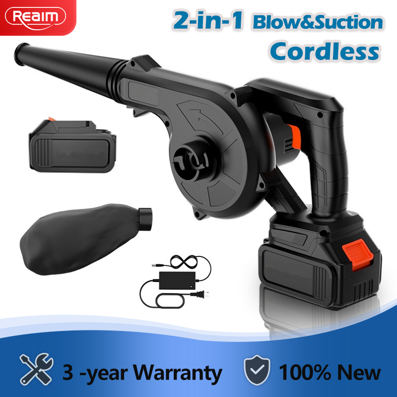 Cordless Air Blower 1200W Heavy Duty Blow&suction 2in1 Electric Blower